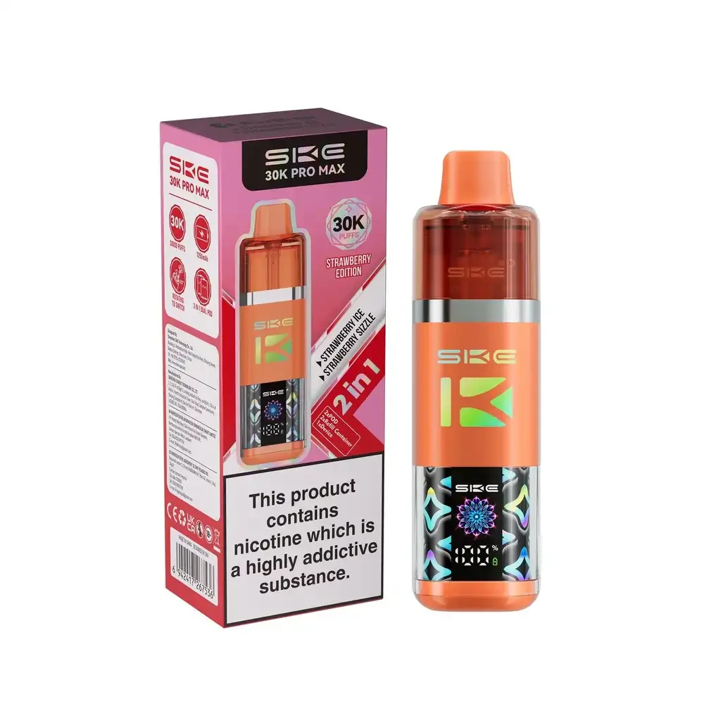  Strawberry Edition Ske 30k Pro Max Vape Kit Box of 5