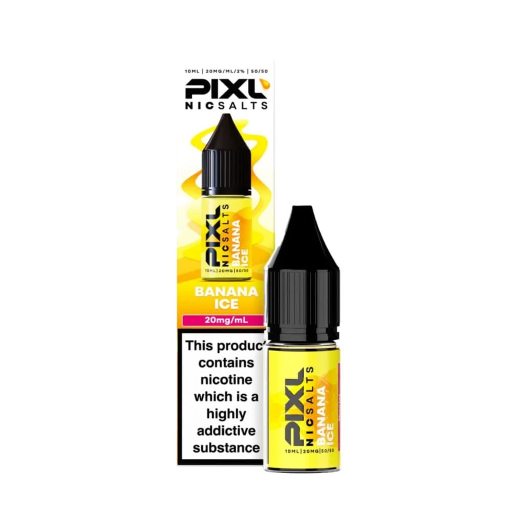  Banana Ice / 20mg Pixl Nic Salts 10ml E liquids Box of 10