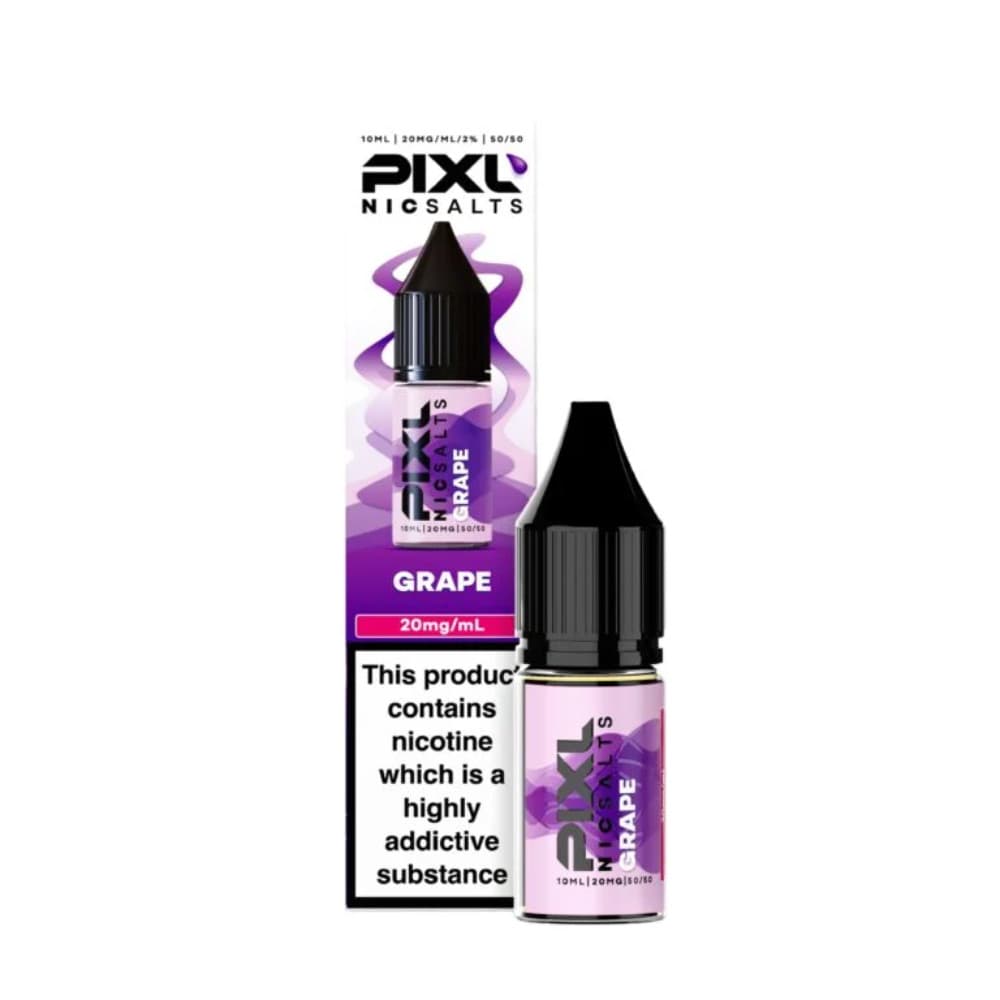  Grape / 10mg Pixl Nic Salts 10ml E liquids Box of 10