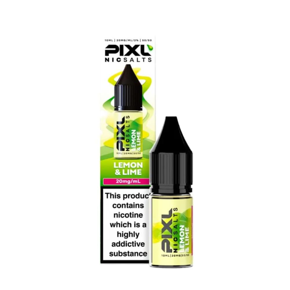  Lemon Lime / 10mg Pixl Nic Salts 10ml E liquids Box of 10