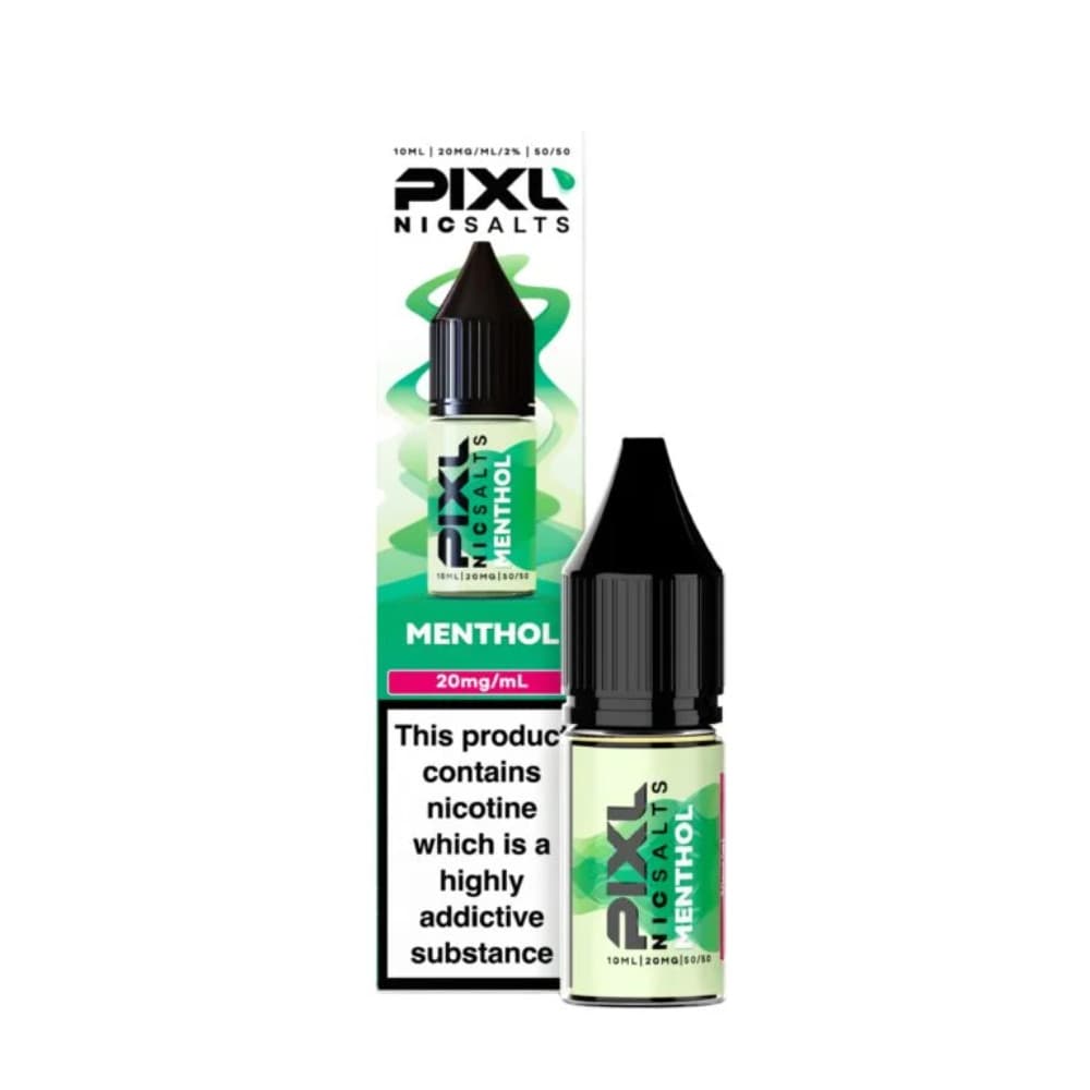  Menthol / 20mg Pixl Nic Salts 10ml E liquids Box of 10
