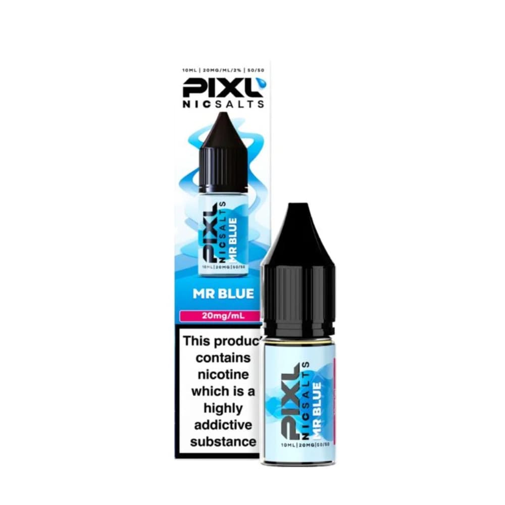  Mr Blue / 20mg Pixl Nic Salts 10ml E liquids Box of 10