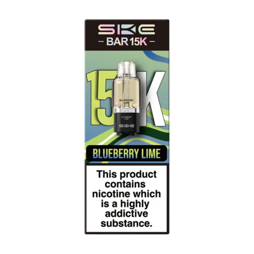  Blueberry Lime Ske Bar 15k Prefilled Pods Pack of 5