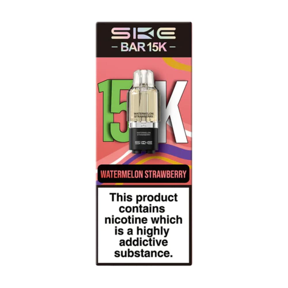  Watermelon Strawberry Ske Bar 15k Prefilled Pods Pack of 5