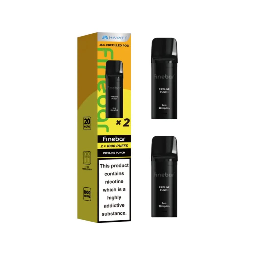  Pipeline Punch Hayati Finebar Prefilled Pod Pack of 10