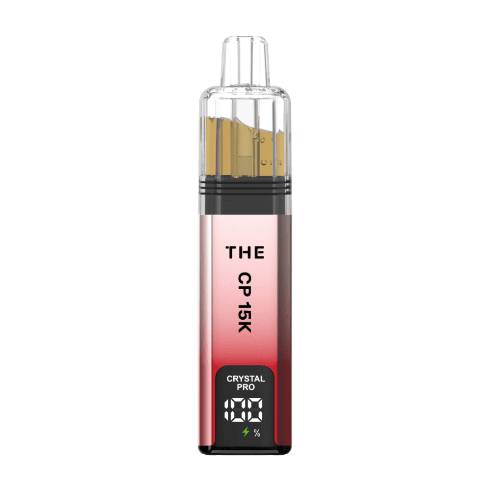  Strawberry Cranberry Cherry Crystal Pro CP 15k Vape Kit Box of 5