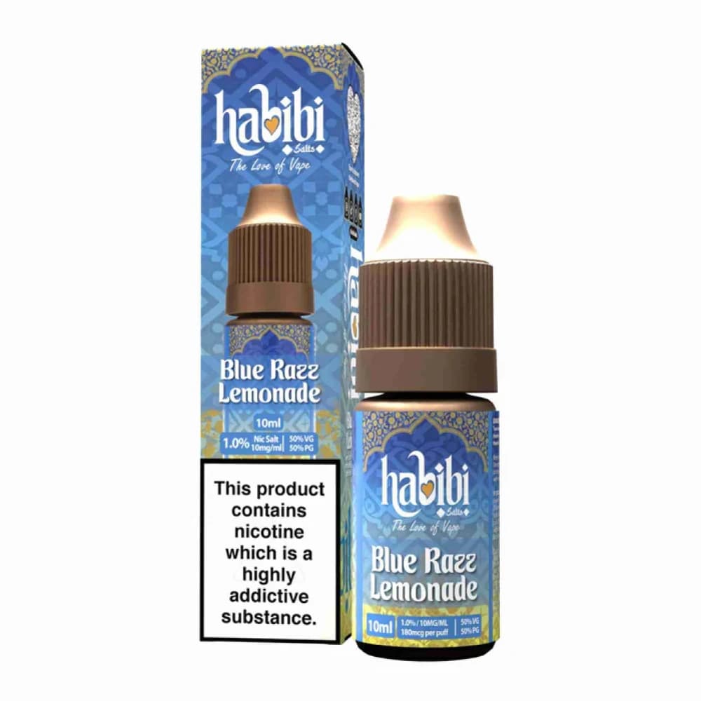  Blue Razz Lemonade / 10mg Habibi Nic Salt 10ml Box of 10
