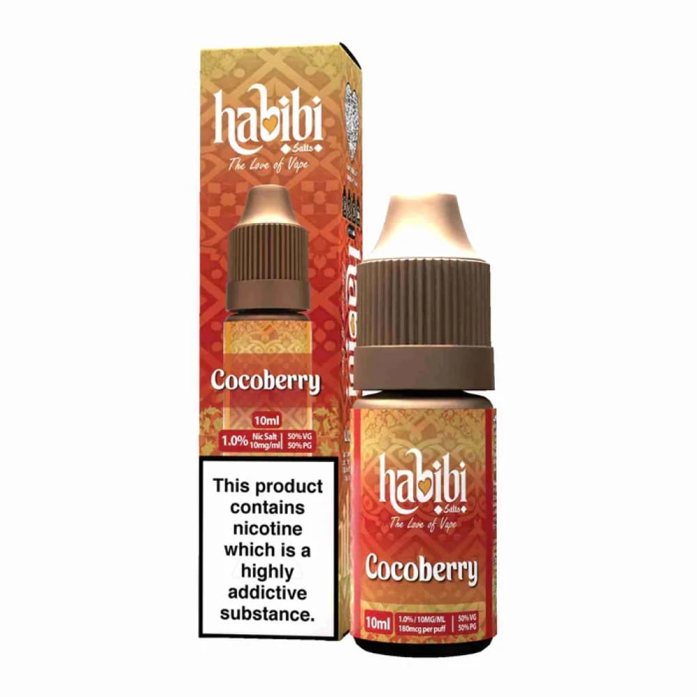  Cocoberry / 10mg Habibi Nic Salt 10ml Box of 10