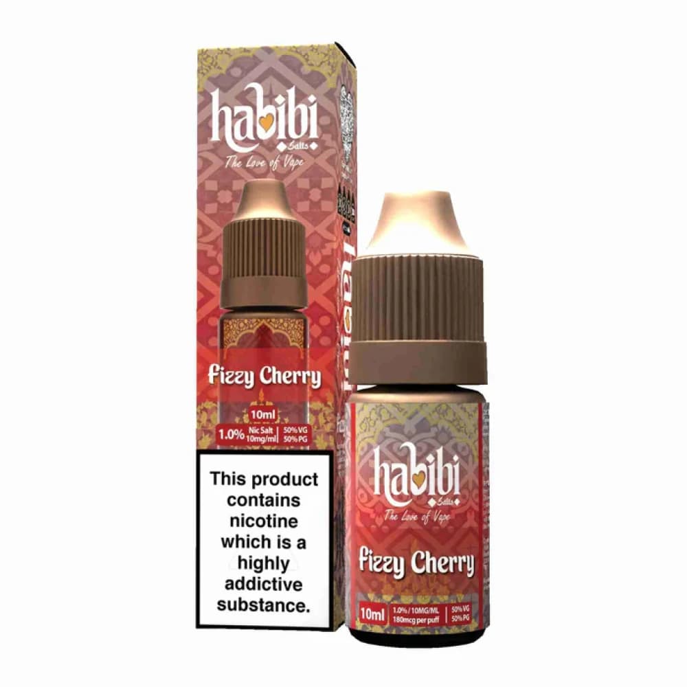  Fizzy Cherry / 20mg Habibi Nic Salt 10ml Box of 10