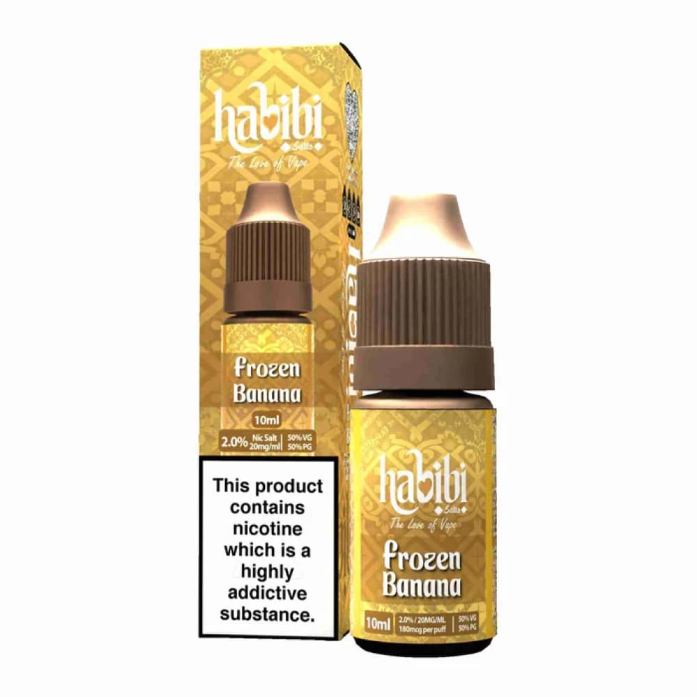  Frozen Banana / 20mg Habibi Nic Salt 10ml Box of 10