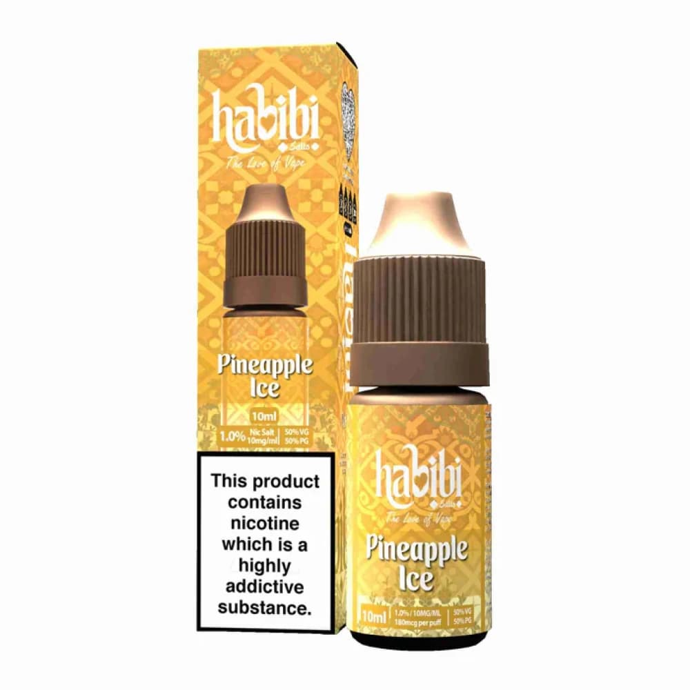  Pineapple Ice / 10mg Habibi Nic Salt 10ml Box of 10