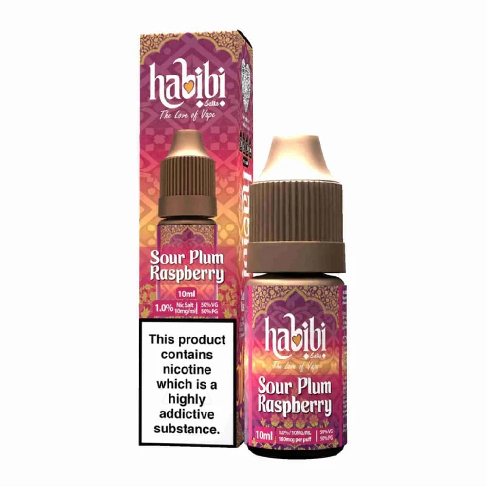  Sour Plum Raspberry / 20mg Habibi Nic Salt 10ml Box of 10
