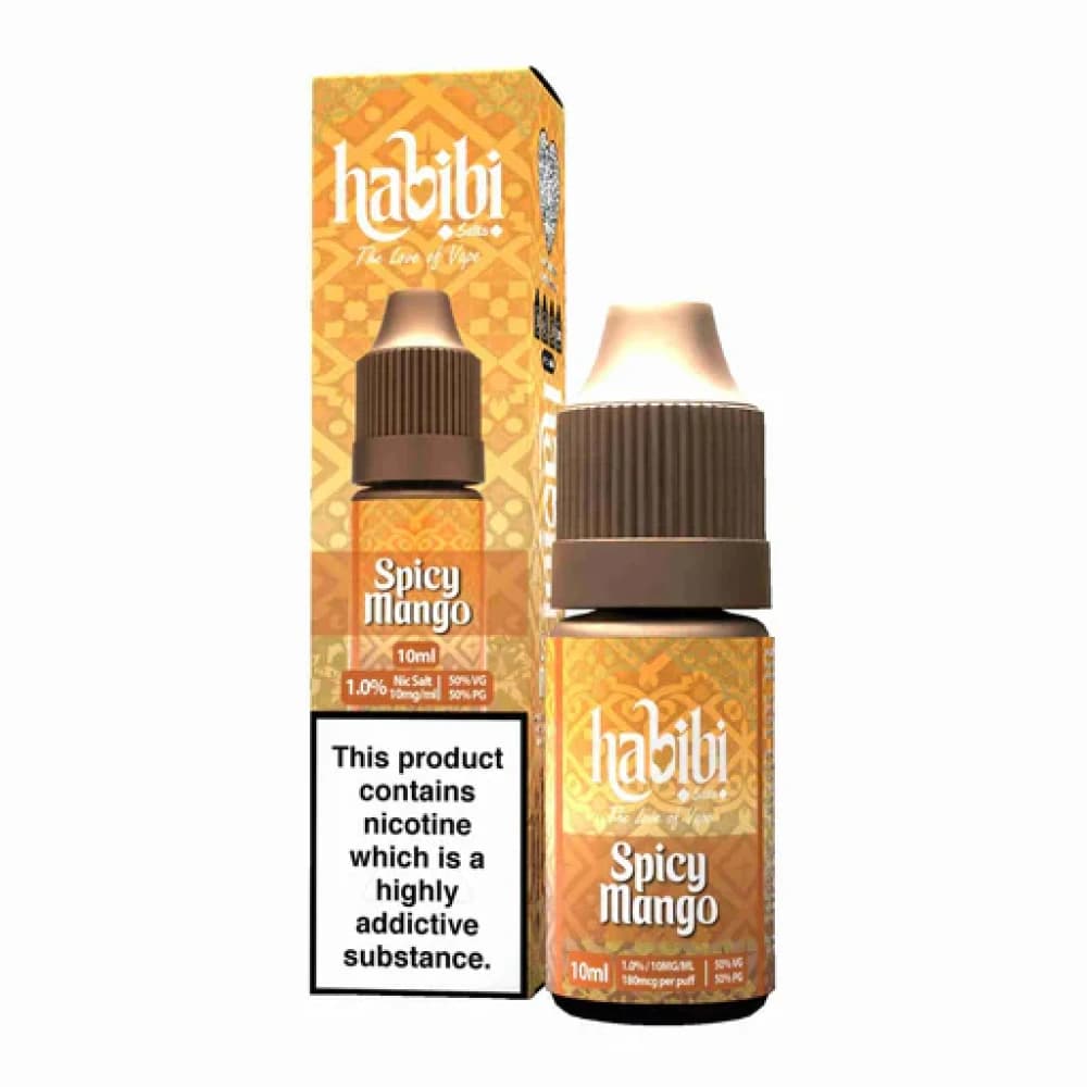  Spicy Mango / 10mg Habibi Nic Salt 10ml Box of 10