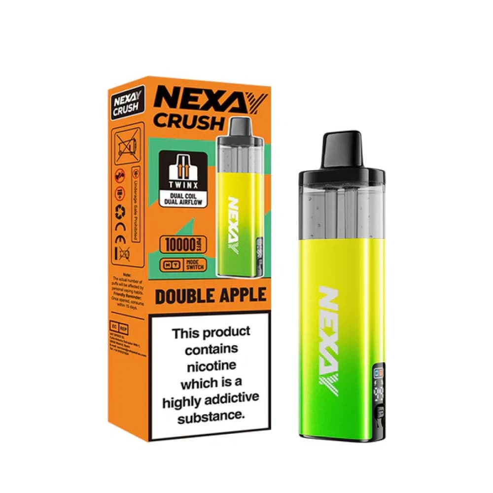  Double Apple Nexay Crush 10k Pod Vape Kit Box of 5