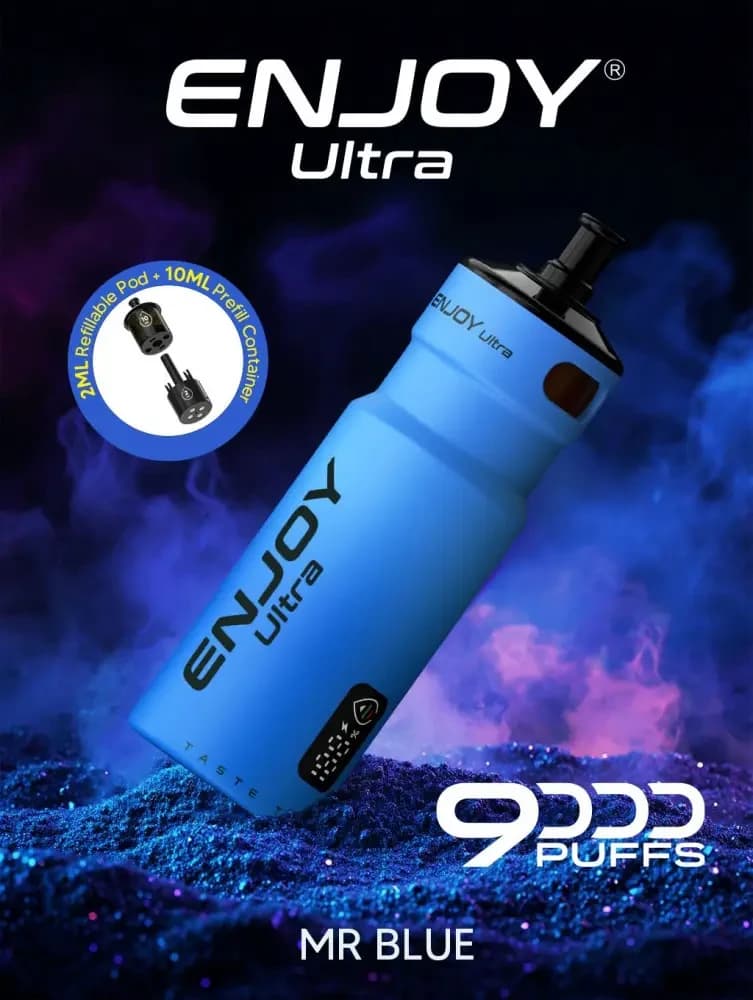  Mr Blue Enjoy Ultra 9000 Vape Kit Box of 5