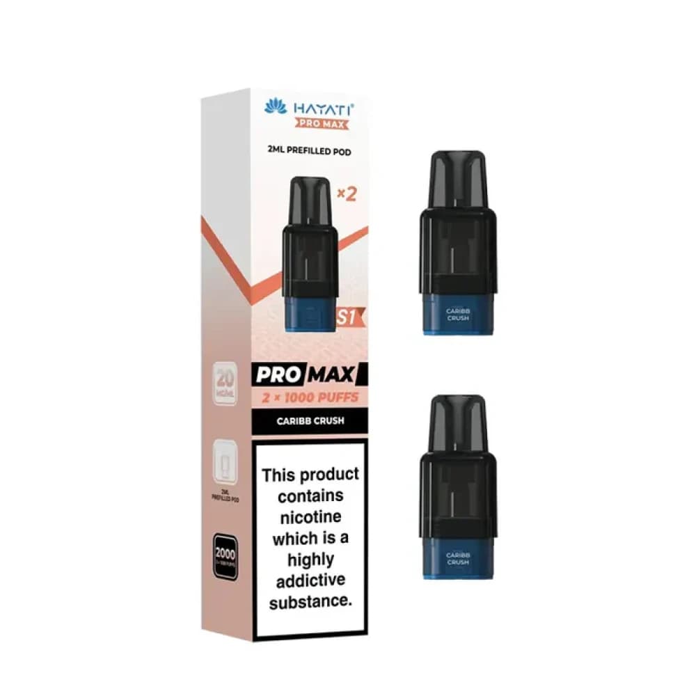  Caribb Crush Hayati Pro Max S1 Prefilled Pods Pack of 10