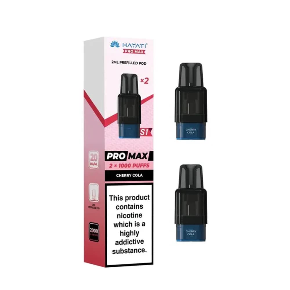  Cherry Cola Hayati Pro Max S1 Prefilled Pods Pack of 10