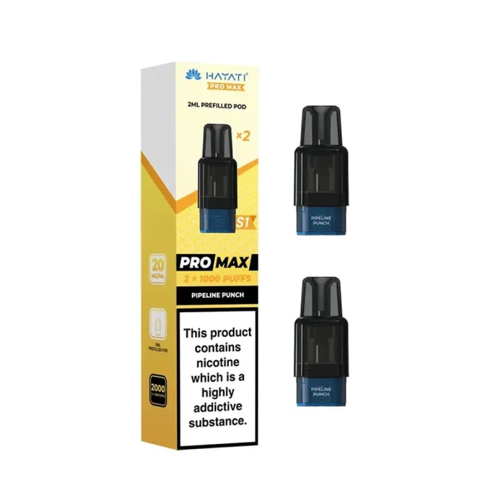  Pipeline Punch Hayati Pro Max S1 Prefilled Pods Pack of 10
