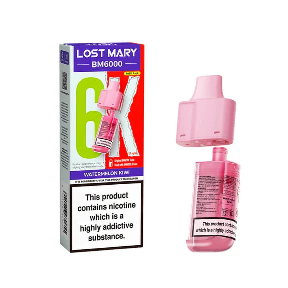  Watermelon Kiwi Lost Mary Bm6000 Pods Pack of 5
