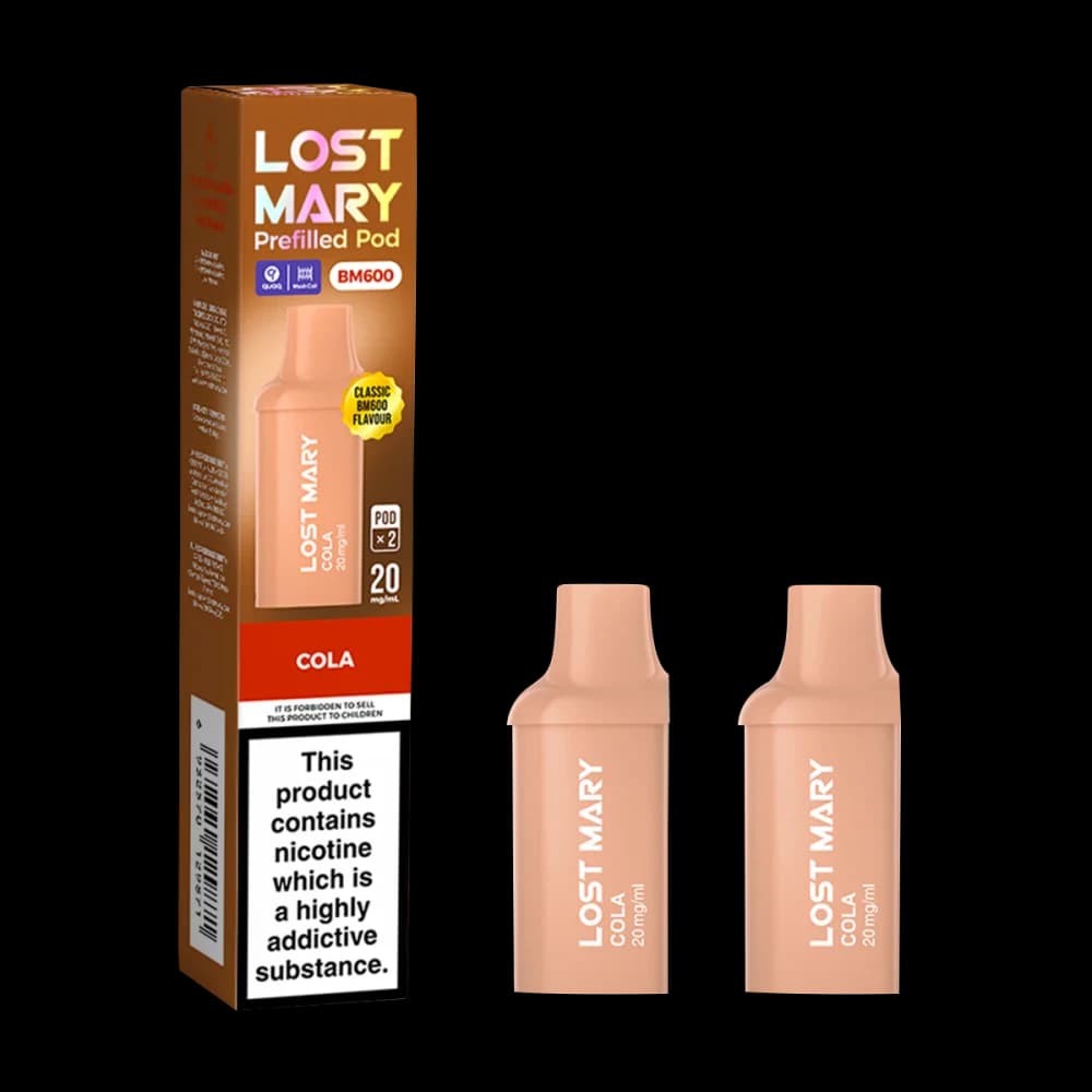  Cola Lost Mary Bm600 Prefilled Pods Box of 10