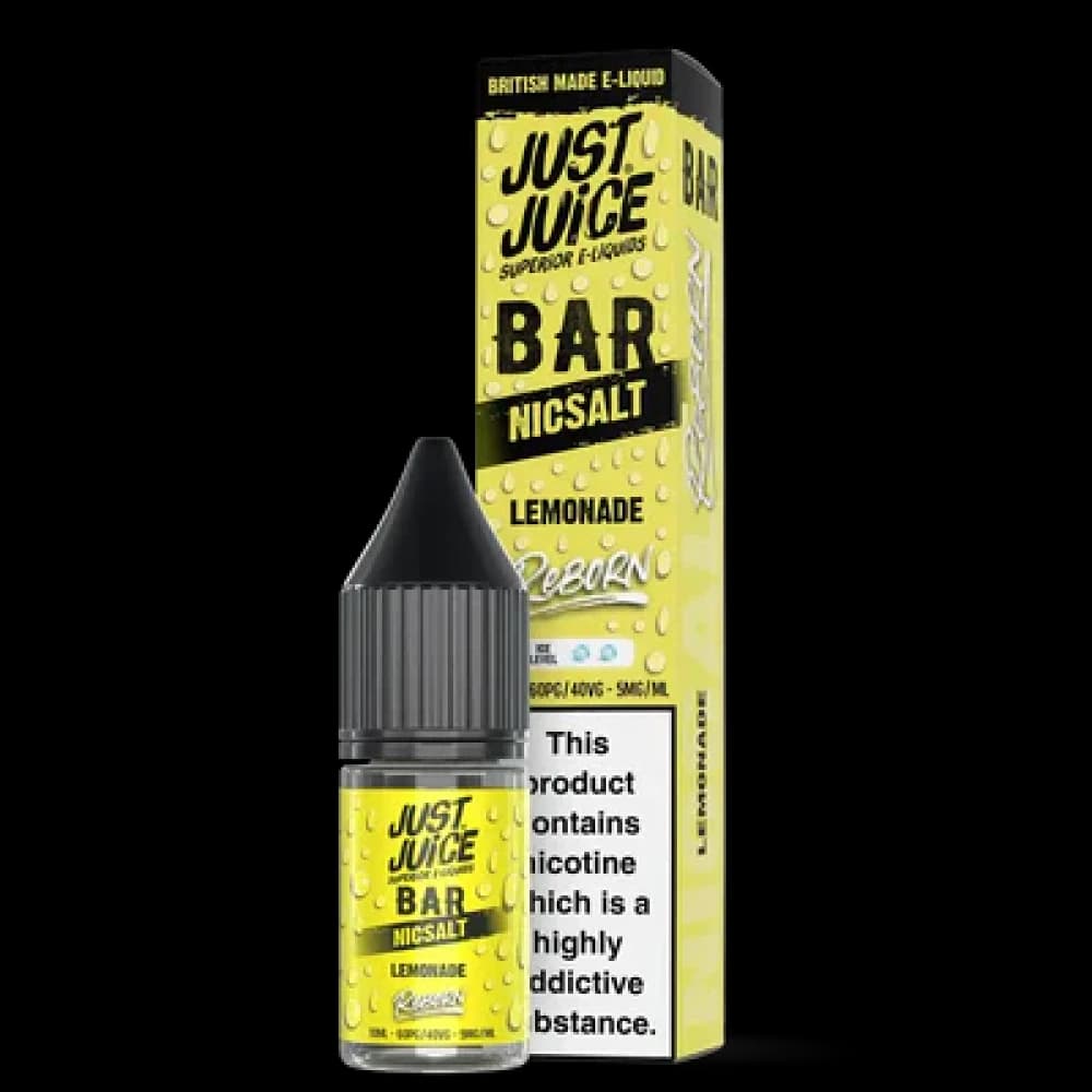  Lemonade / 20mg Just Juice Bar Reborn Nic Salt 10ml E-liquid