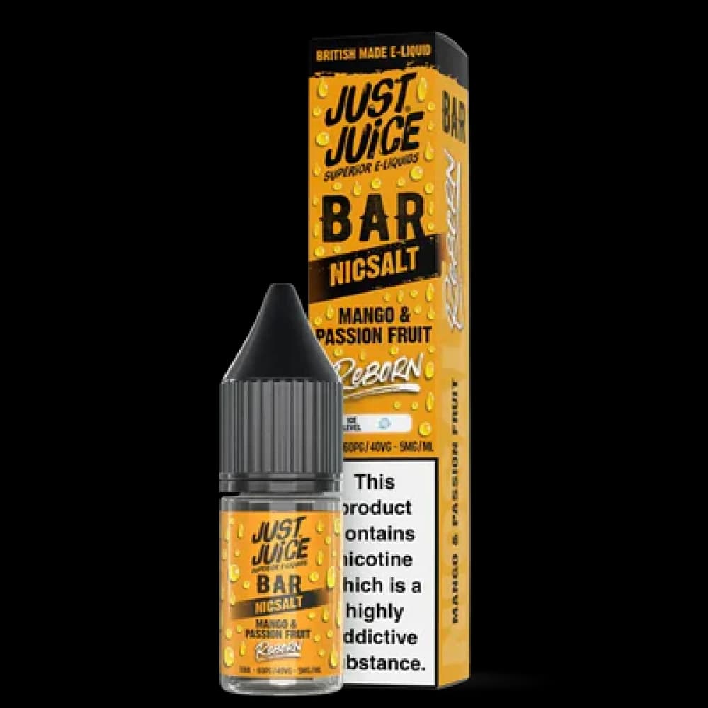  Mango & Passion / 20mg Just Juice Bar Reborn Nic Salt 10ml E-liquid