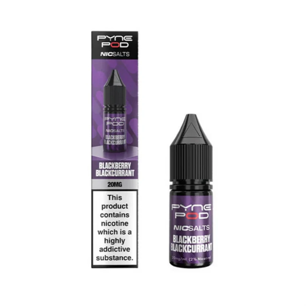  Blackberry Blackcurrant (Pre-Order) / 10mg Pyne Pod Nic Salt 10ml Box of 10
