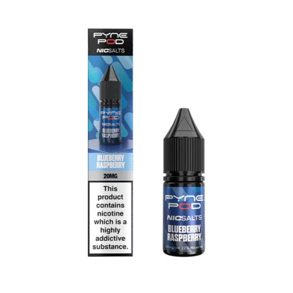  Blueberry Raspberry / 10mg Pyne Pod Nic Salt 10ml Box of 10
