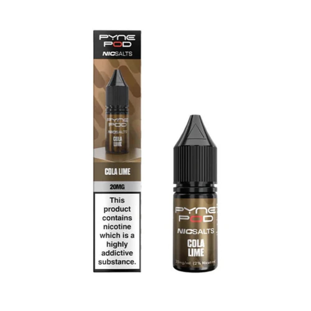  Cola Lime / 10mg Pyne Pod Nic Salt 10ml Box of 10