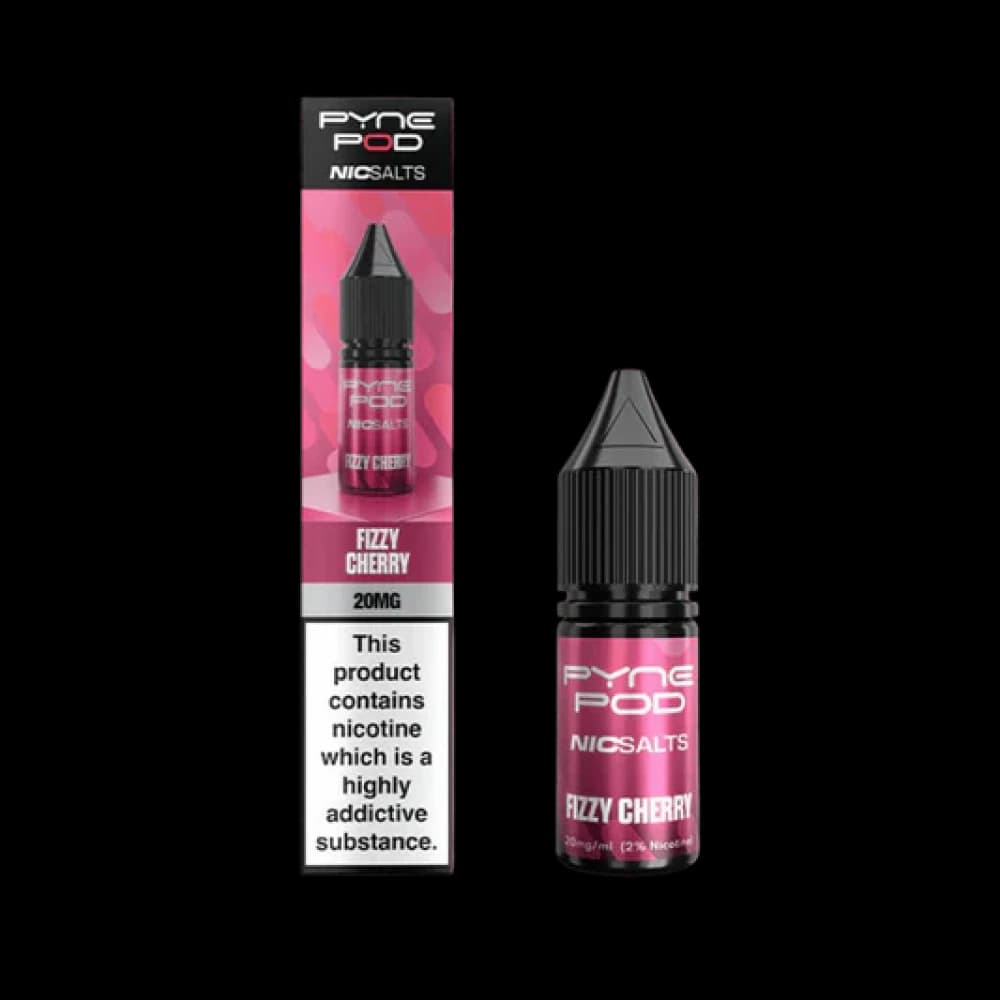  Fizzy Cherry / 10mg Pyne Pod Nic Salt 10ml Box of 10