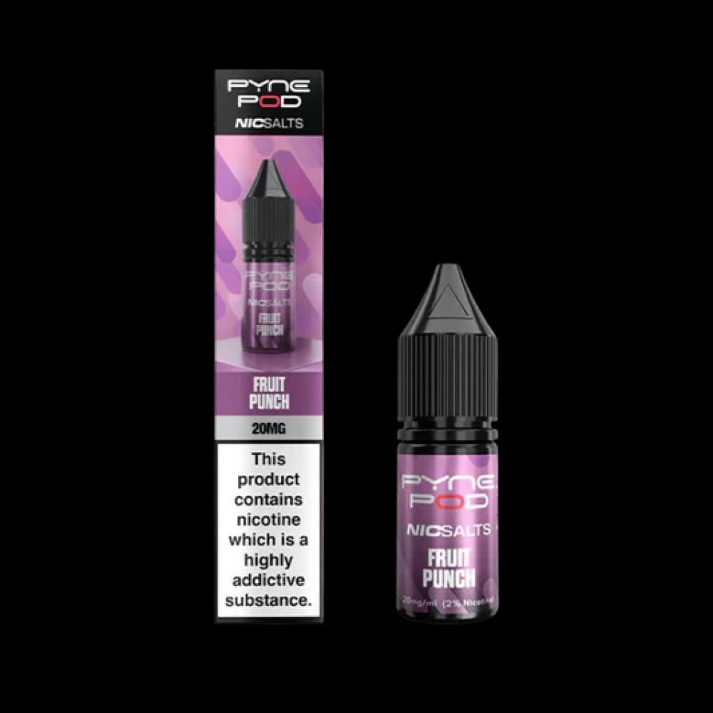  Fruit Punch / 10mg Pyne Pod Nic Salt 10ml Box of 10