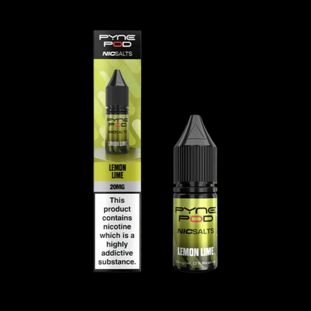  Lemon Lime / 10mg Pyne Pod Nic Salt 10ml Box of 10