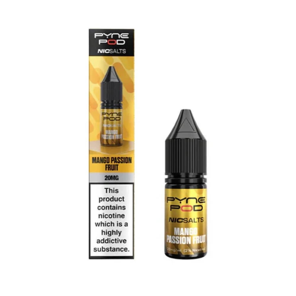  Mango Passion Fruit / 10mg Pyne Pod Nic Salt 10ml Box of 10
