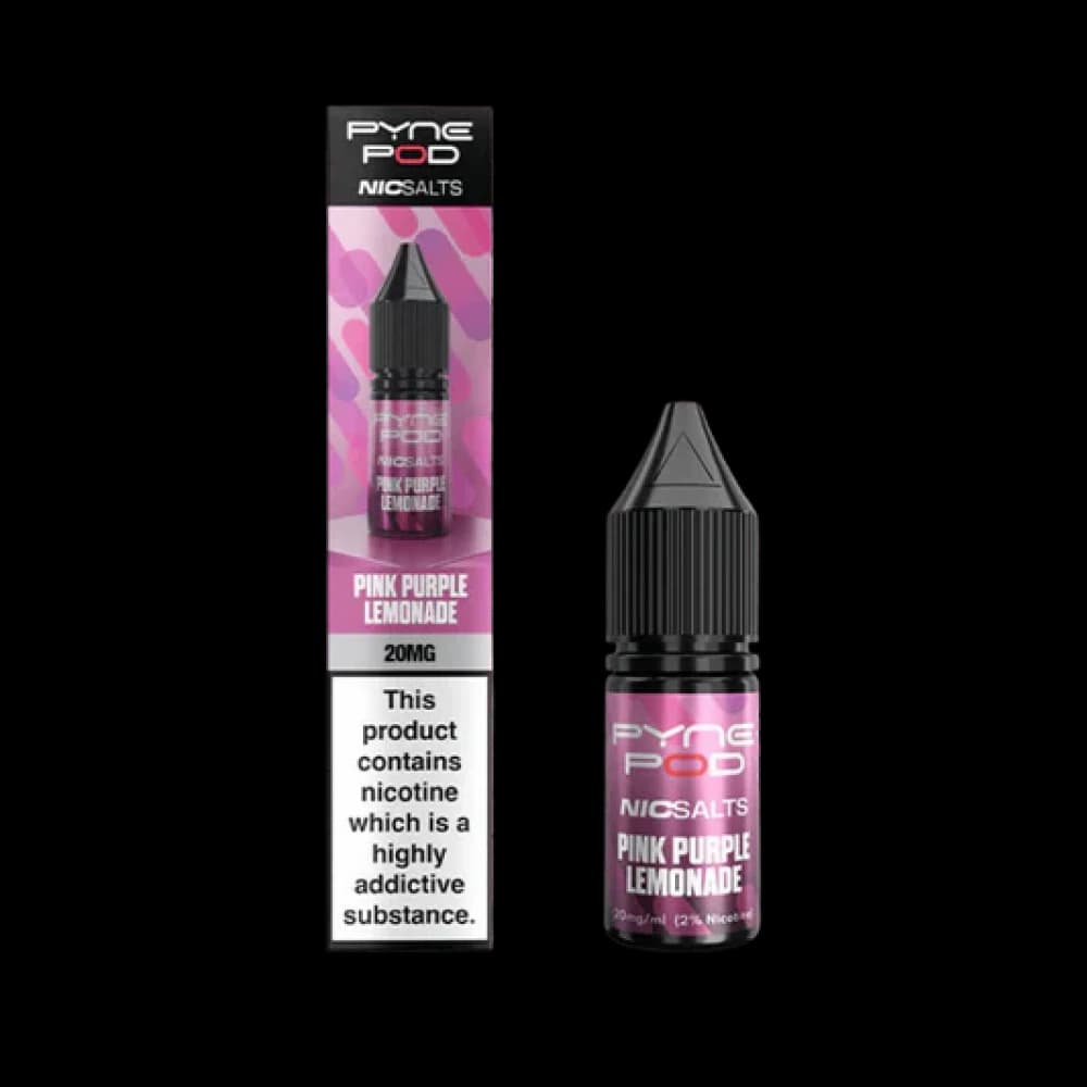  Purple Lemonade / 10mg Pyne Pod Nic Salt 10ml Box of 10