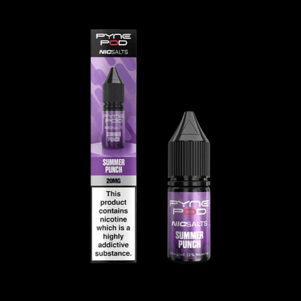  Summer Punch / 10mg Pyne Pod Nic Salt 10ml Box of 10
