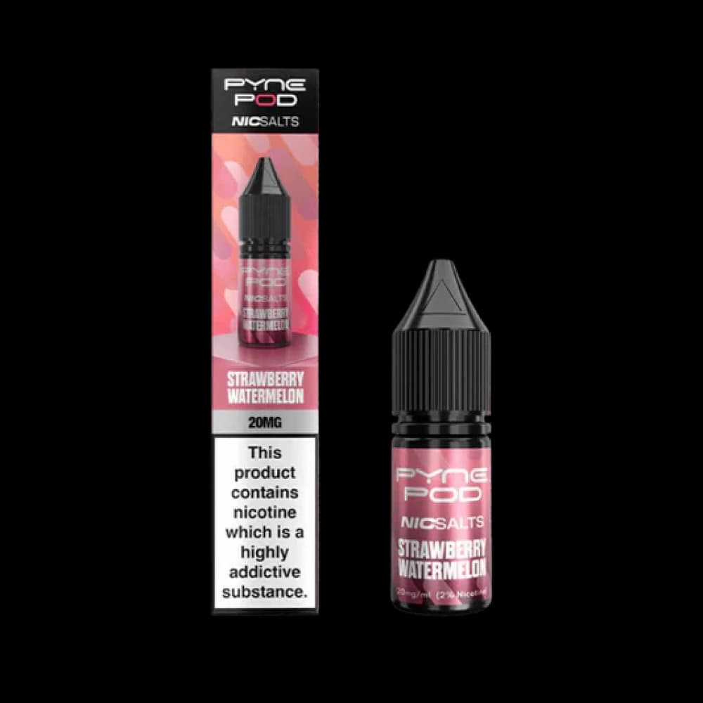  Strawberry Watermelon / 10mg Pyne Pod Nic Salt 10ml Box of 10