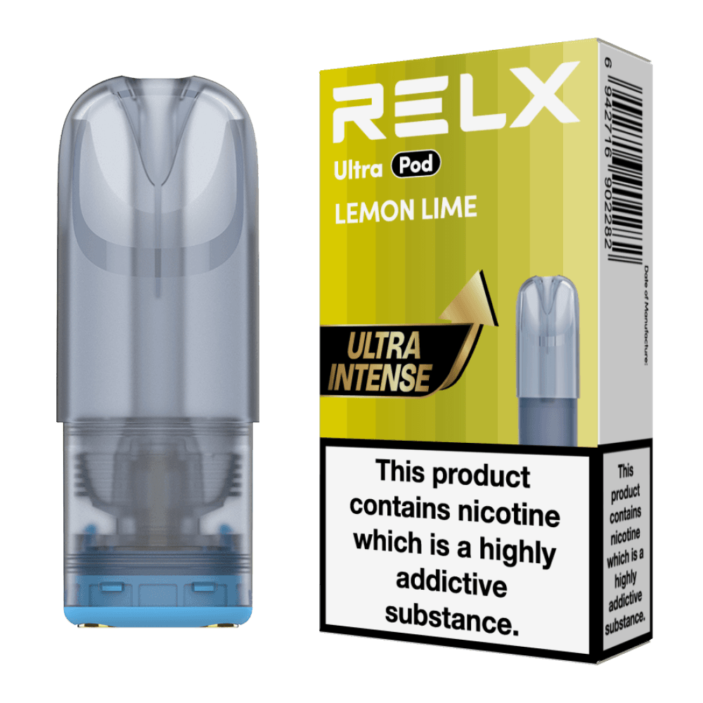  Lemon Lime Relx Ultra Refill Pods Box of 5