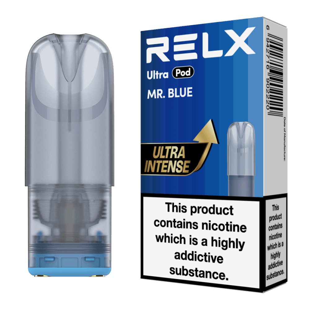  Mr Blue Relx Ultra Refill Pods Box of 5