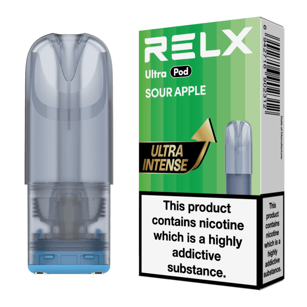  Sour Apple Relx Ultra Refill Pods Box of 5