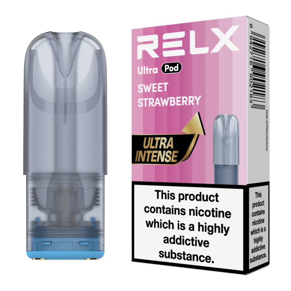  Sweet Strawberry Relx Ultra Refill Pods Box of 5