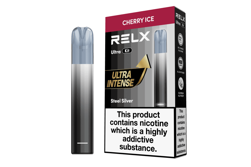  Cherry Ice Relx Ultra Prefilled Pod Vape Kit Box of 5
