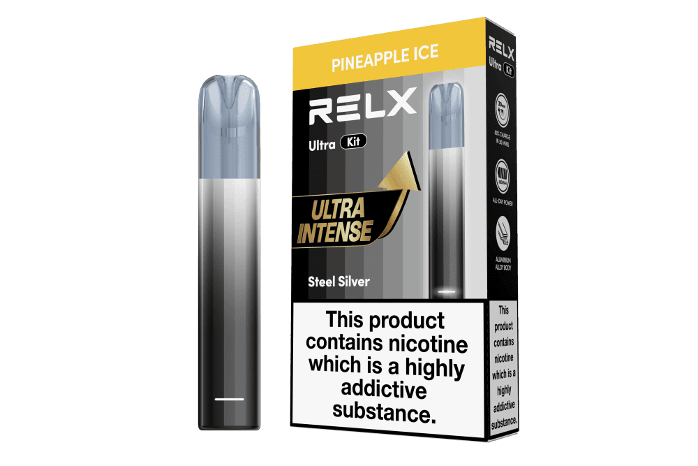  Pineapple Ice Relx Ultra Prefilled Pod Vape Kit Box of 5