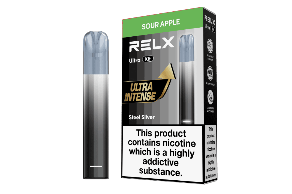  Sour Apple Relx Ultra Prefilled Pod Vape Kit Box of 5