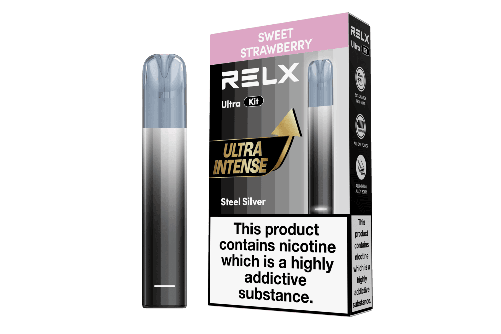  Sweet Strawberry Relx Ultra Prefilled Pod Vape Kit Box of 5