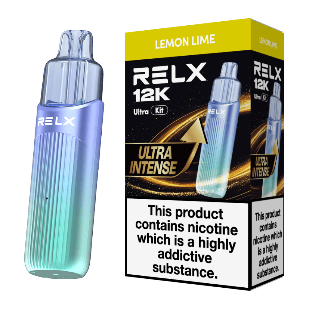  Lemon Lime Relx 12k Ultra Pod Vape Kit Box of 5