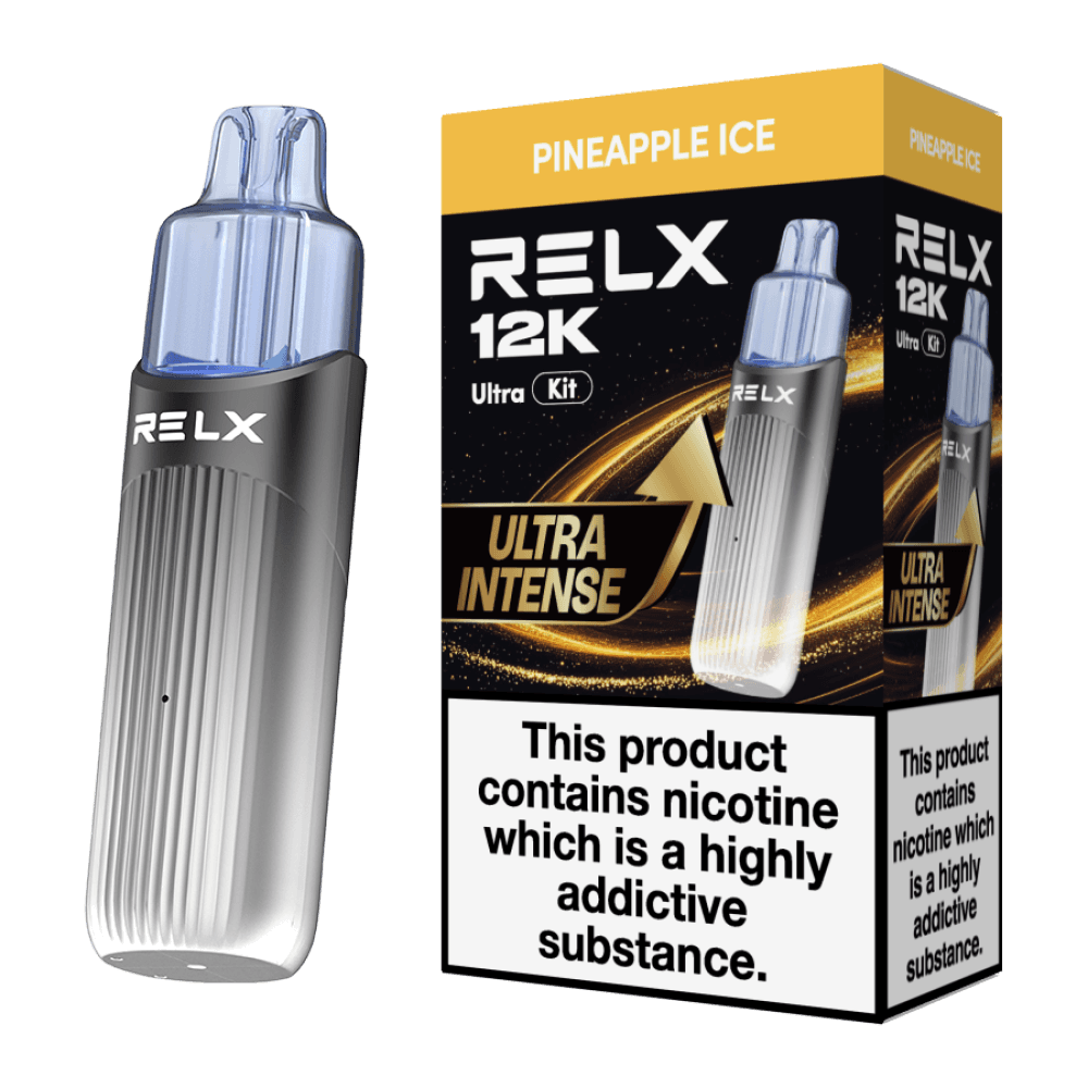  Pineapple Ice Relx 12k Ultra Pod Vape Kit Box of 5