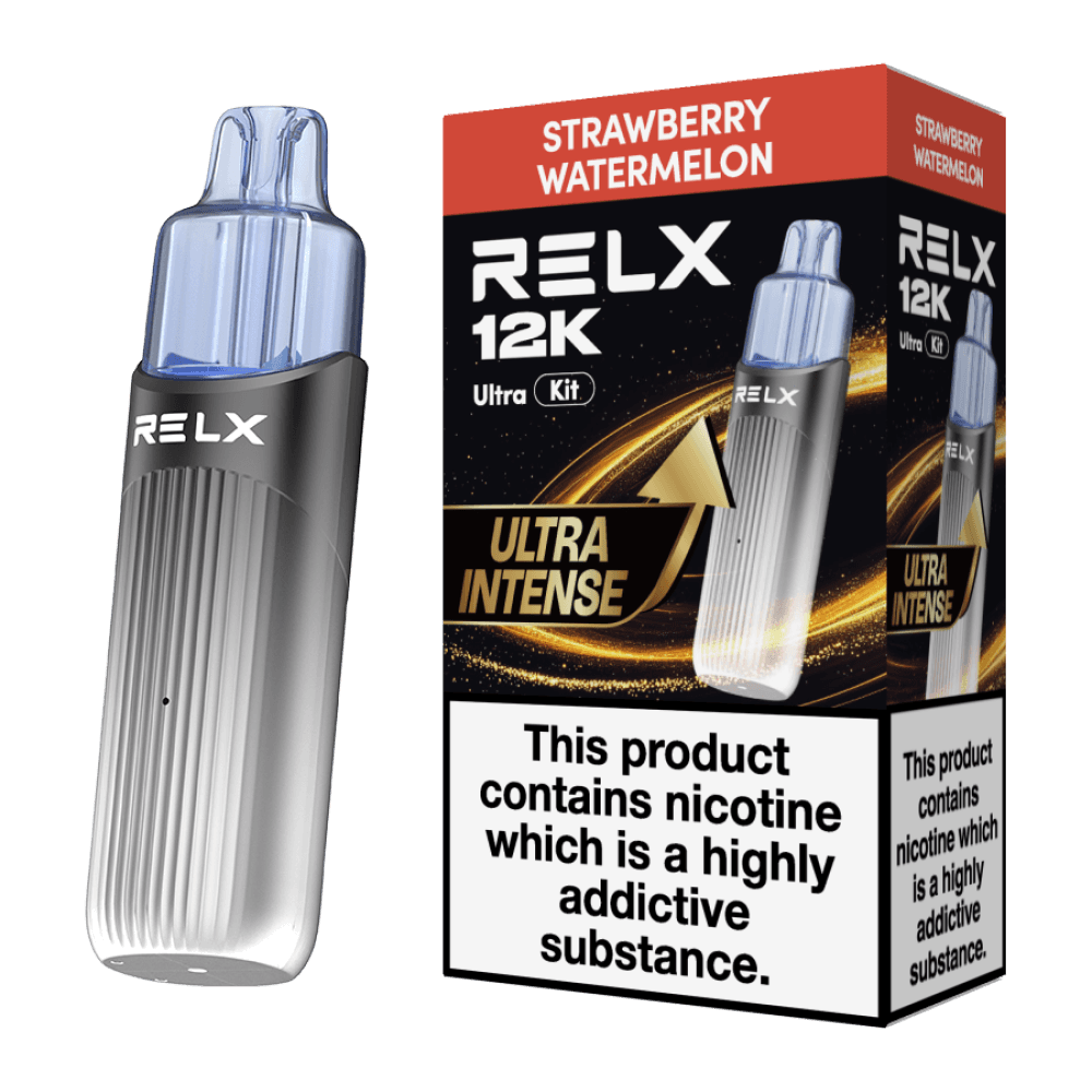  Strawberry Watermelon Relx 12k Ultra Pod Vape Kit Box of 5