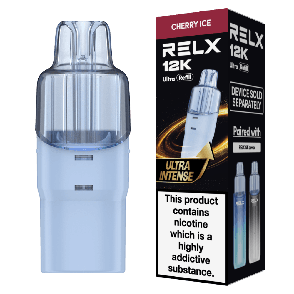  Cherry Ice Relx 12k Ultra Refill Pods Box of 5