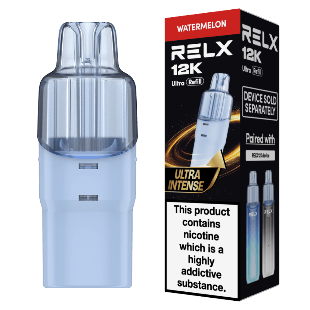  Watermelon Relx 12k Ultra Refill Pods Box of 5