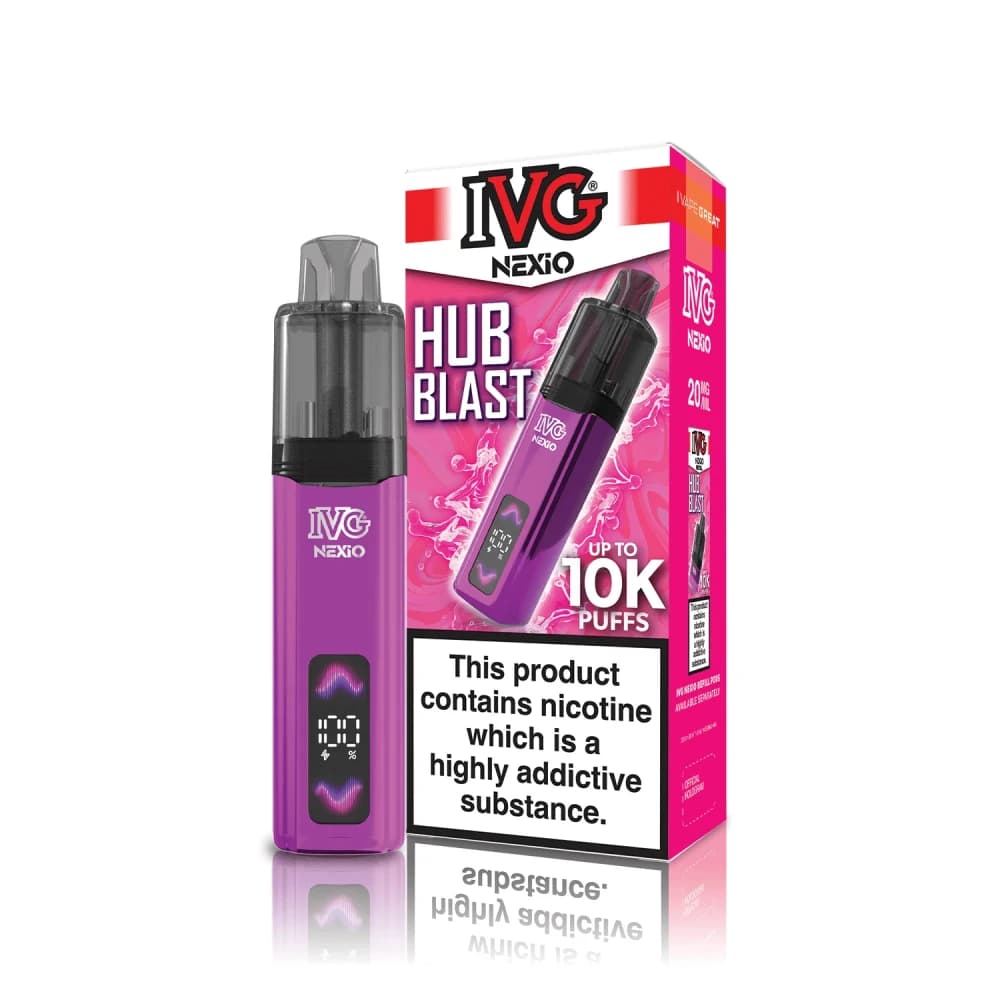  Hub Blast IVG Nexio 10k Vape Kit Box of 5